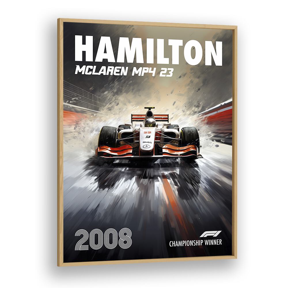 AUTOMOTIVE painting - F1 - HAMILTON - MCLAREN MP4 23 by Asianmonk