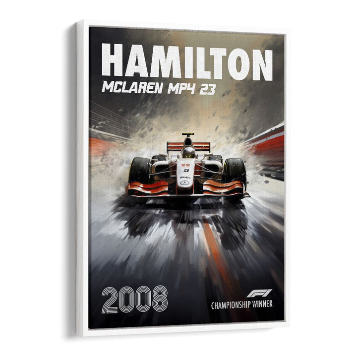 AUTOMOTIVE painting - F1 - HAMILTON - MCLAREN MP4 23 by Asianmonk