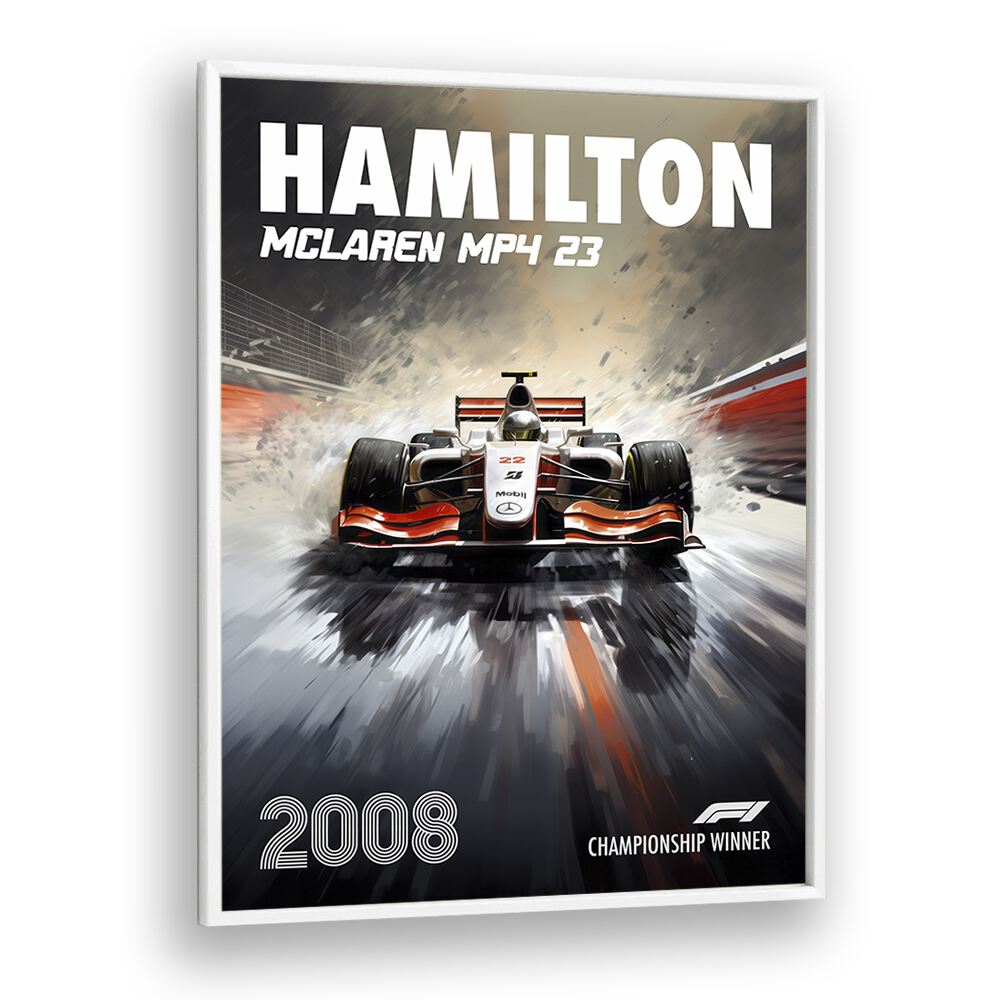 AUTOMOTIVE painting - F1 - HAMILTON - MCLAREN MP4 23 by Asianmonk