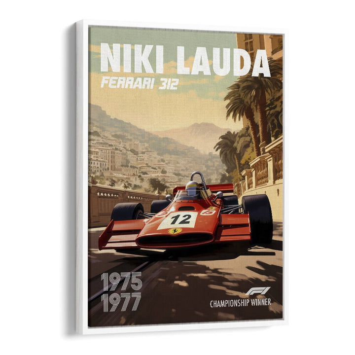 AUTOMOTIVE painting - F1 - NIKI LAUDA - FERRARI 312 by Asianmonk