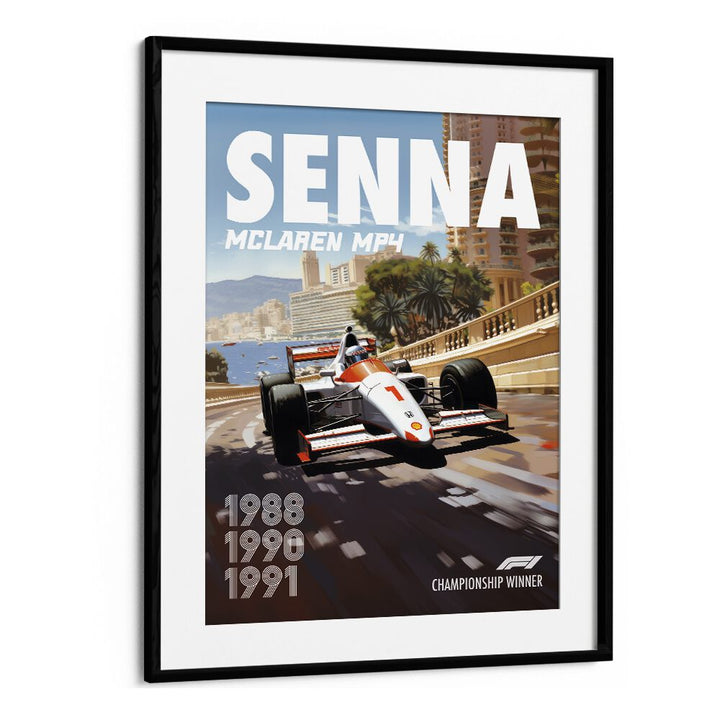 AUTOMOTIVE painting - F1 - SENNA - MCLAREN MP4 by Asianmonk