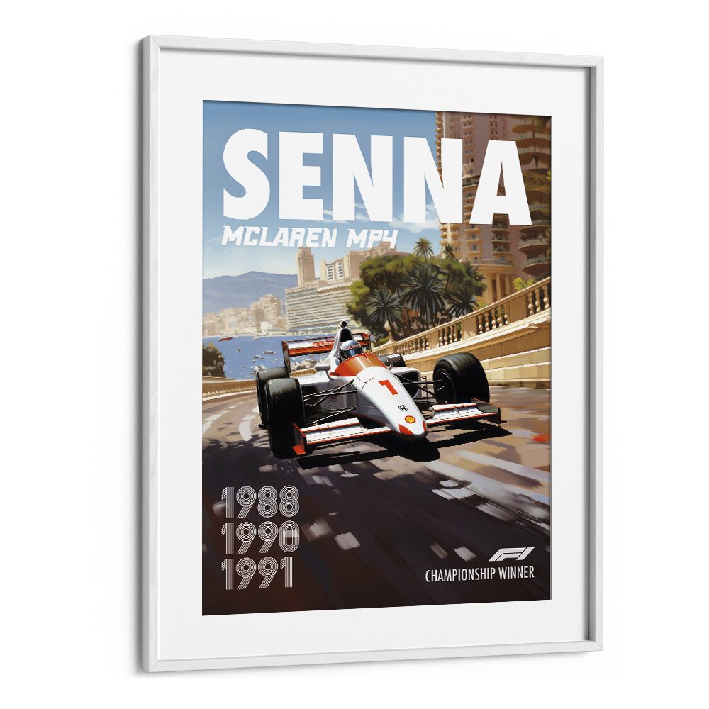 AUTOMOTIVE painting - F1 - SENNA - MCLAREN MP4 by Asianmonk