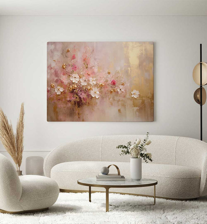 FA VINTAGE FLORAL IX , FLORAL FLOWER PAINTINGS