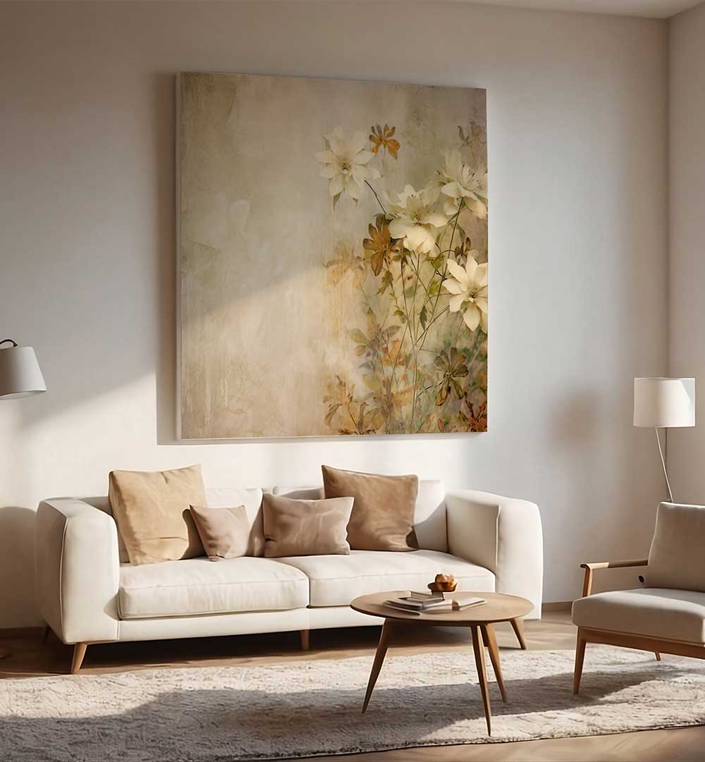FA VINTAGE FLORAL XVIII , FLORAL FLOWER PAINTINGS