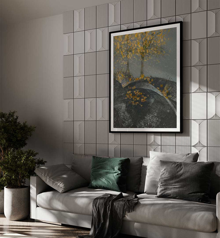 FALLING LEAVES , FLORAL FLOWER PAINTINGS