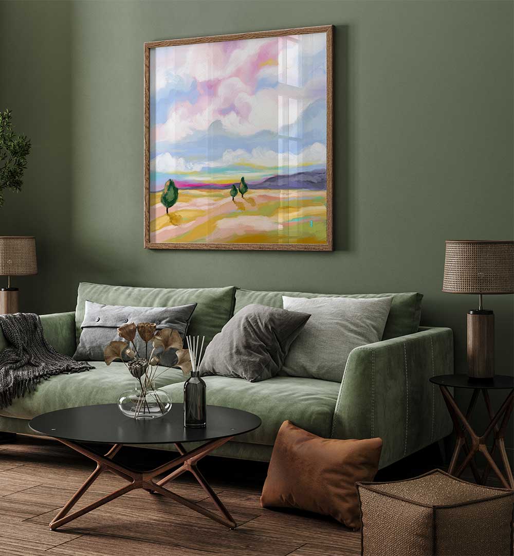 FAR AWAY LANDSCAPE , LANDSCAPE PAINTINGS