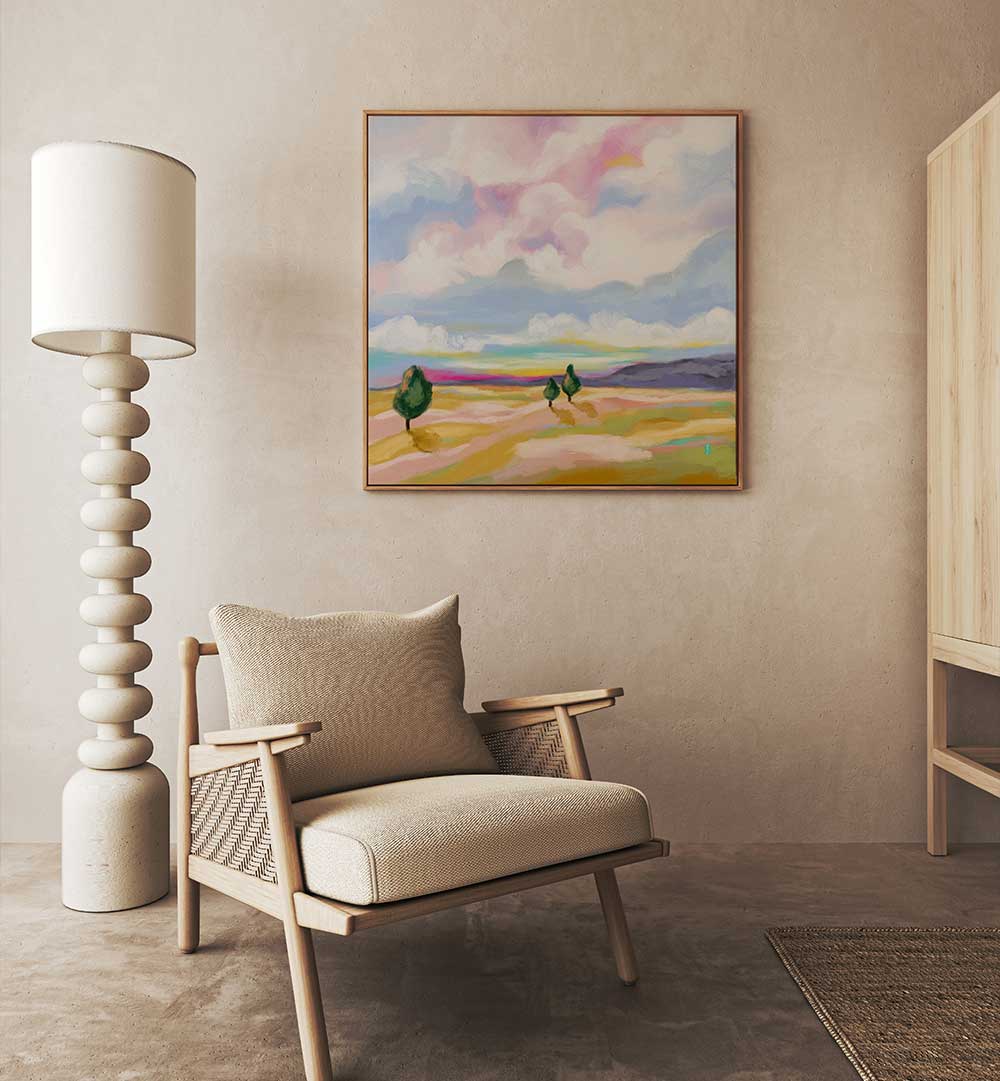 FAR AWAY LANDSCAPE , LANDSCAPE PAINTINGS