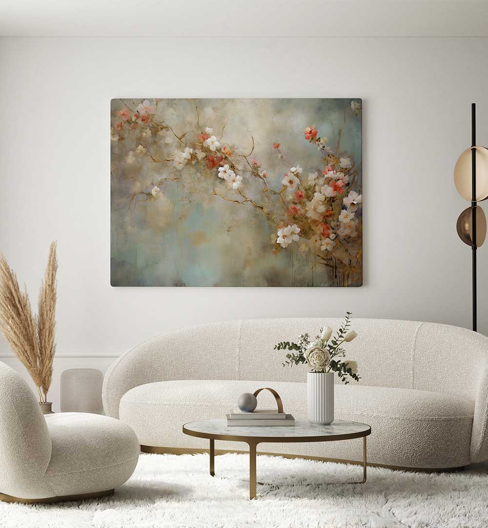 FFA VINTAGE FLORAL IV , FLORAL FLOWER PAINTINGS
