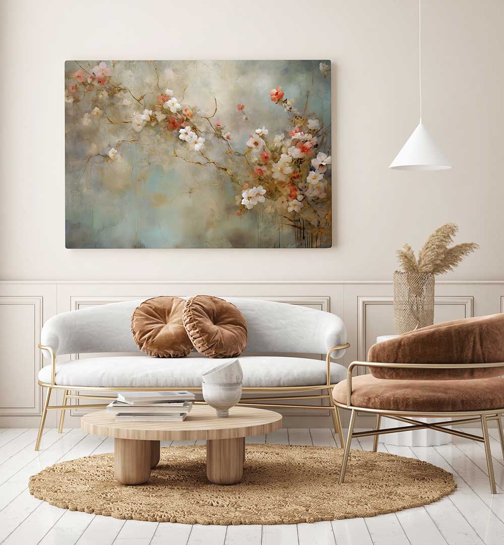 FFA VINTAGE FLORAL IV , FLORAL FLOWER PAINTINGS