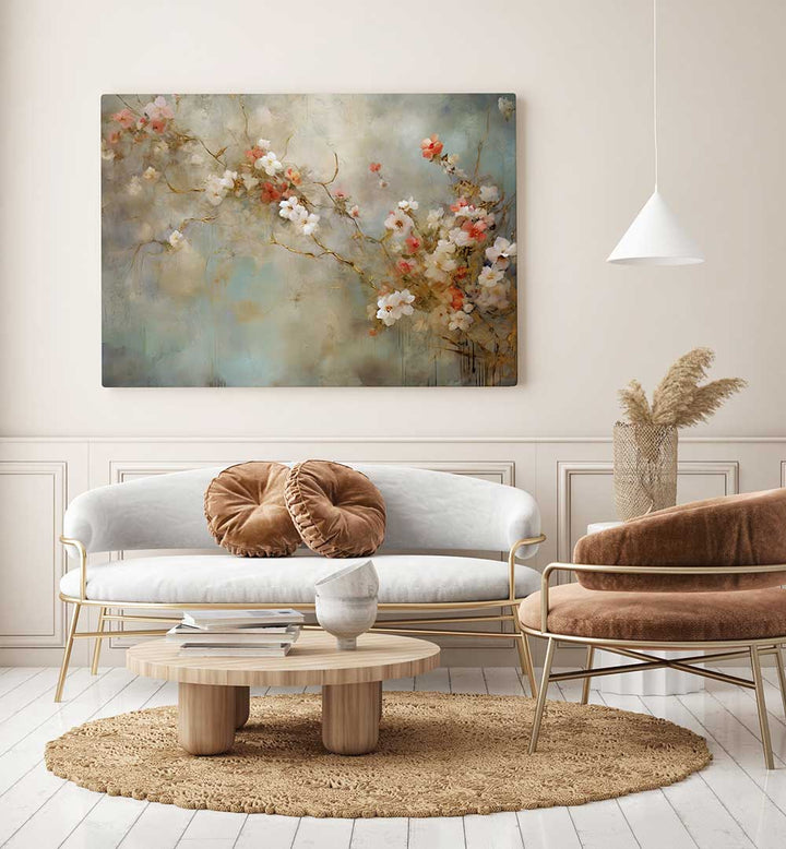FFA VINTAGE FLORAL IV , FLORAL FLOWER PAINTINGS