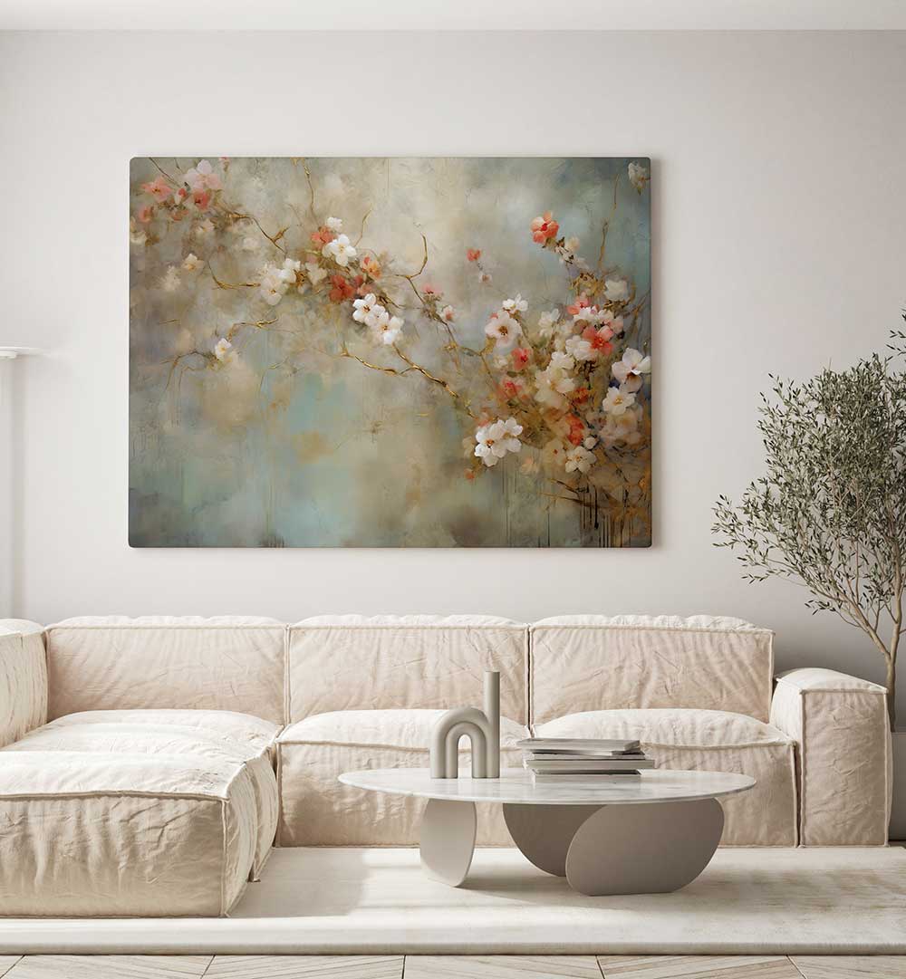 FFA VINTAGE FLORAL IV , FLORAL FLOWER PAINTINGS