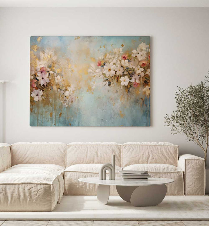 FFA VINTAGE FLORAL VII , FLORAL FLOWER PAINTINGS