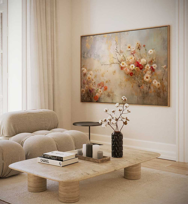 FFA VINTAGE FLORAL VIII , FLORAL FLOWER PAINTINGS