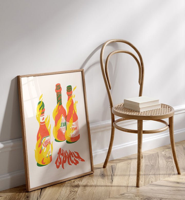 FIERY HOT SAUCE BOTTLES