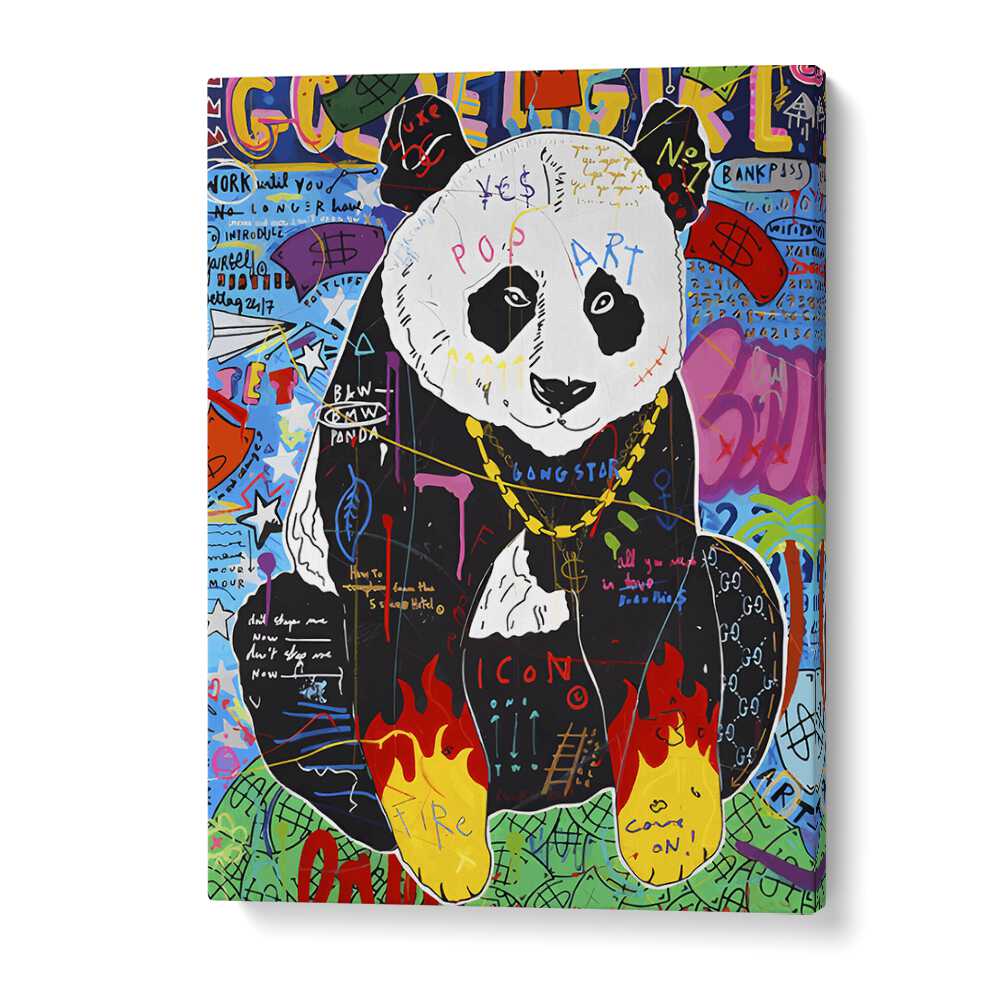 Fire Panda Pop Artwork in Gallery Wrap