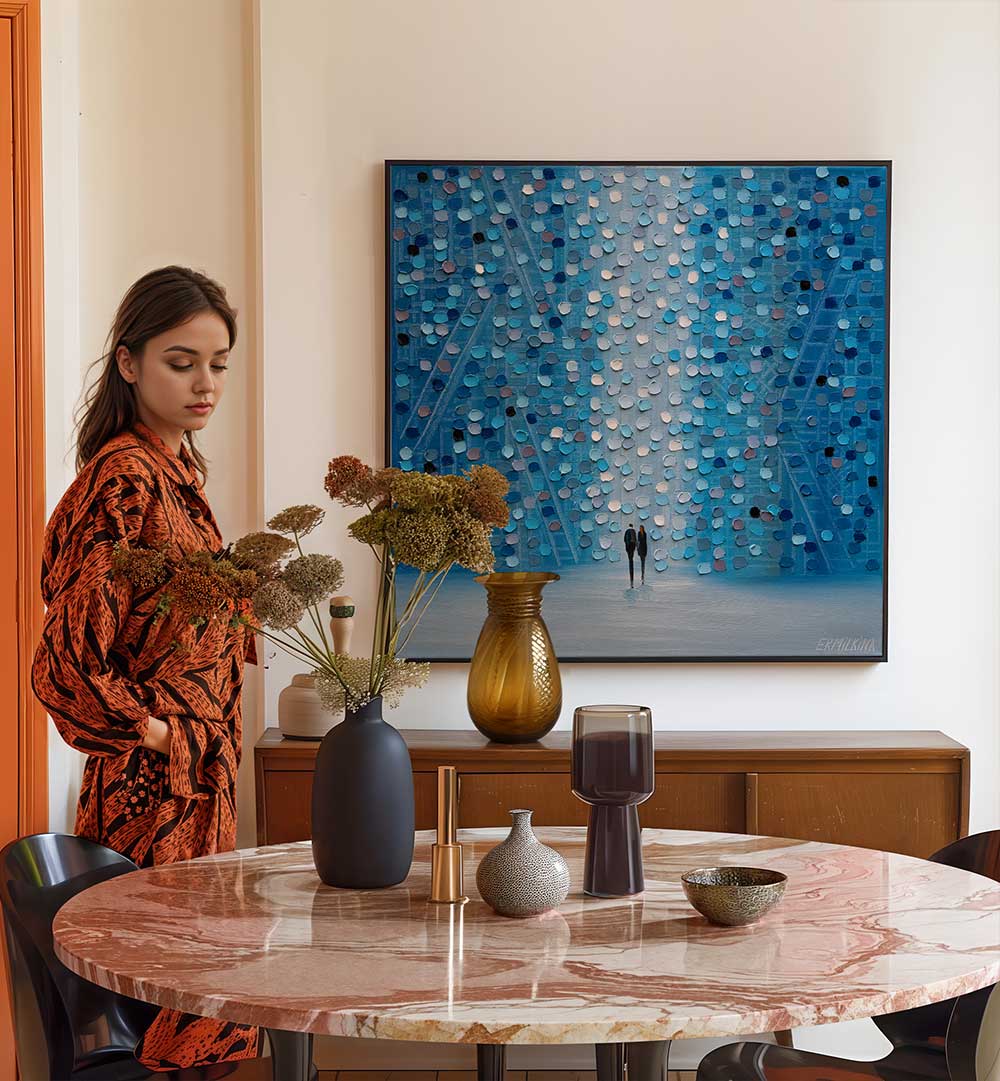 FIRST LOVE , MODERN IMPRESSIONISM PAINTINGS