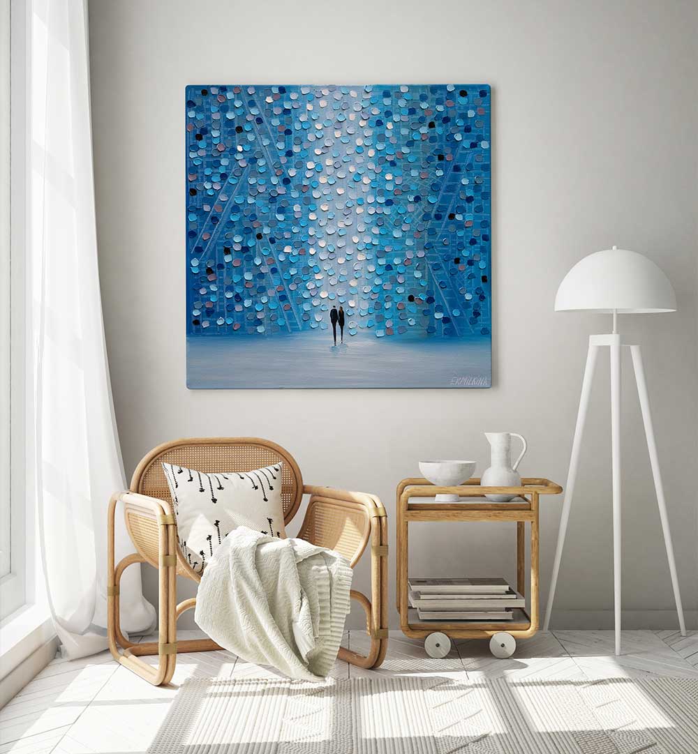 FIRST LOVE , MODERN IMPRESSIONISM PAINTINGS