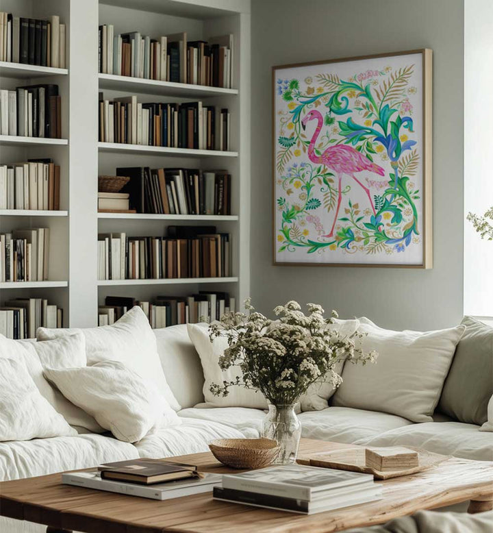 FLAMINGO , ANIMAL PAINTINGS