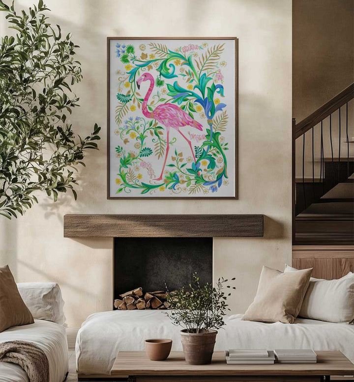 FLAMINGO , ANIMAL PAINTINGS