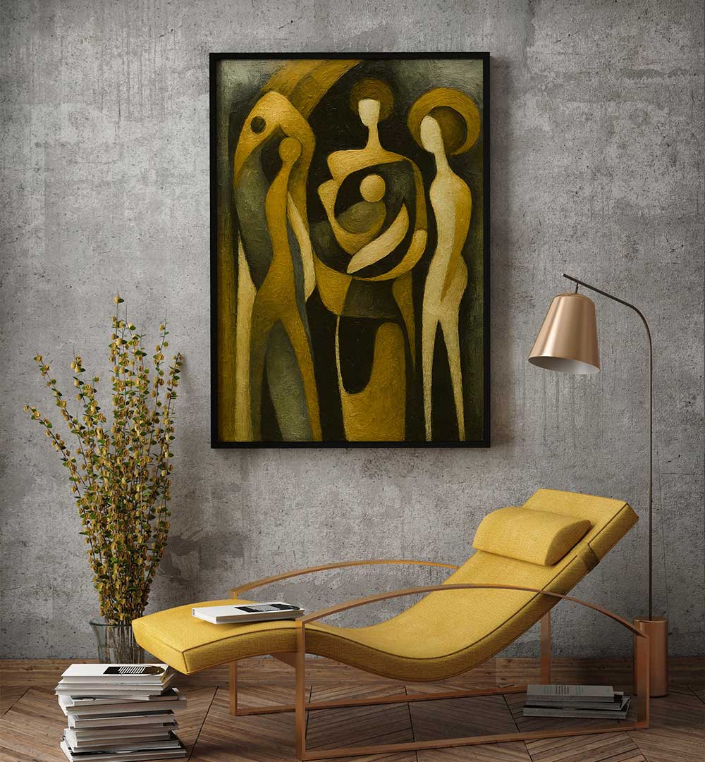 FLIGHT OF SHADOWS , EXPRESSIONISM PAINTINGS