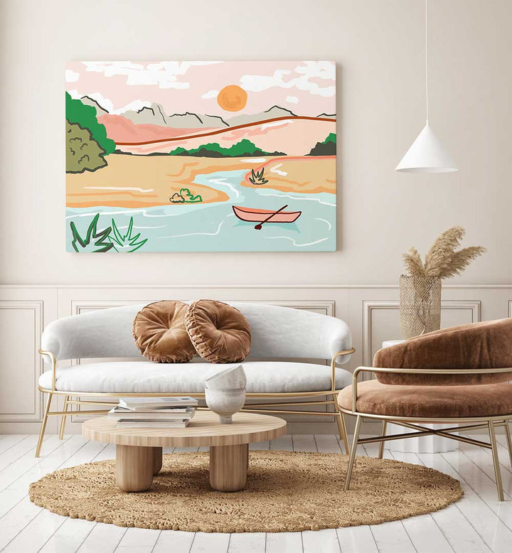 FLOATING THROUGH LIFE LIKE THIS , LANDSCAPE PAINTINGS