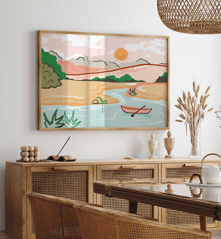 FLOATING THROUGH LIFE LIKE THIS , LANDSCAPE PAINTINGS