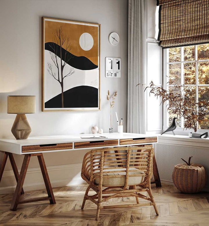 FLORAL ART POSTER GRUNGY NATURE , BOHO ART PAINTINGS