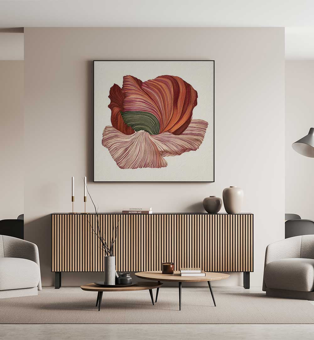 FLORAL LINES I , ABSTRACT PAINTINGS