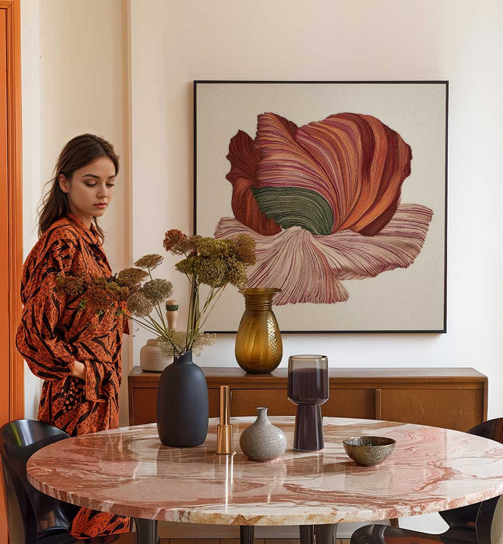 FLORAL LINES I , ABSTRACT PAINTINGS