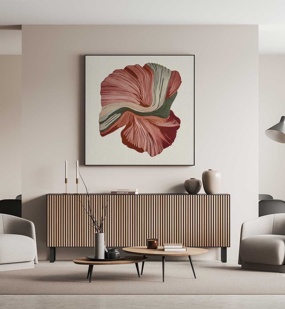 FLORAL LINES III , ABSTRACT PAINTINGS