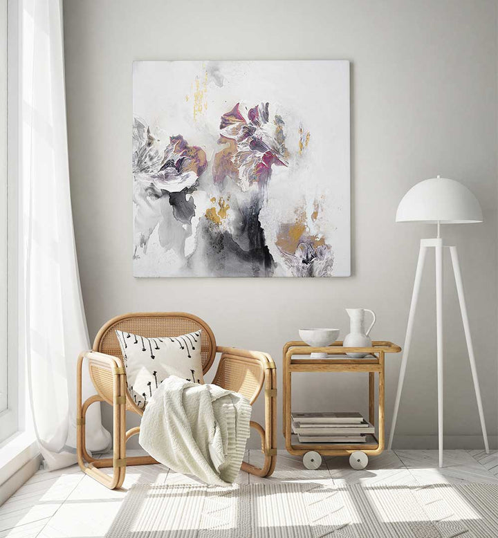 FLORAL PETALS ABSTRACT , ABSTRACT PAINTINGS