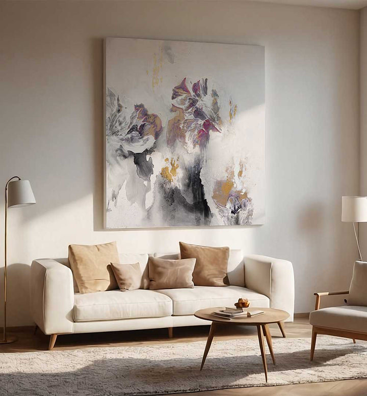 FLORAL PETALS ABSTRACT , ABSTRACT PAINTINGS