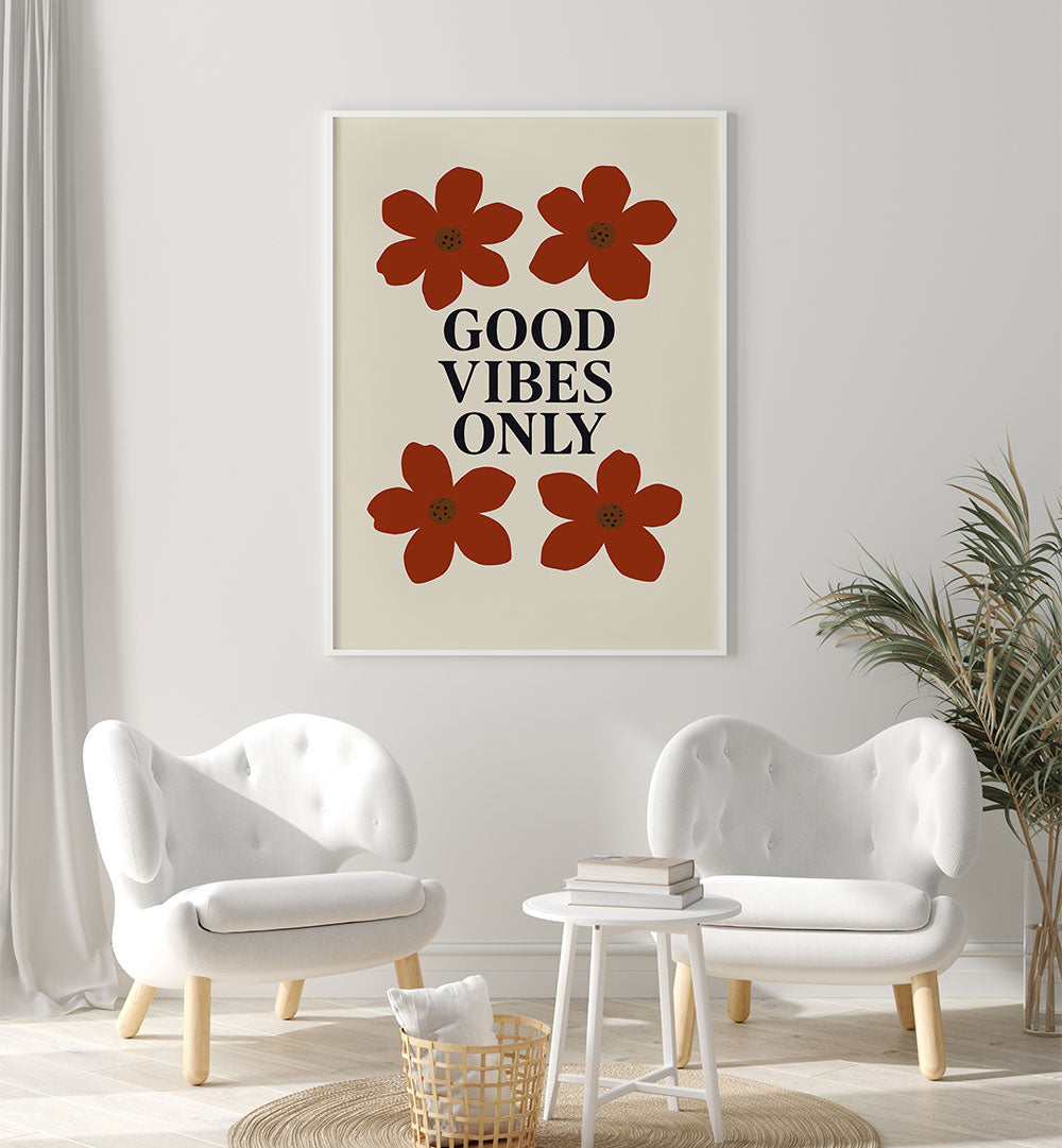FLORAL POSITIVITY , QUOTES & TYPOGRAPHY POSTERS