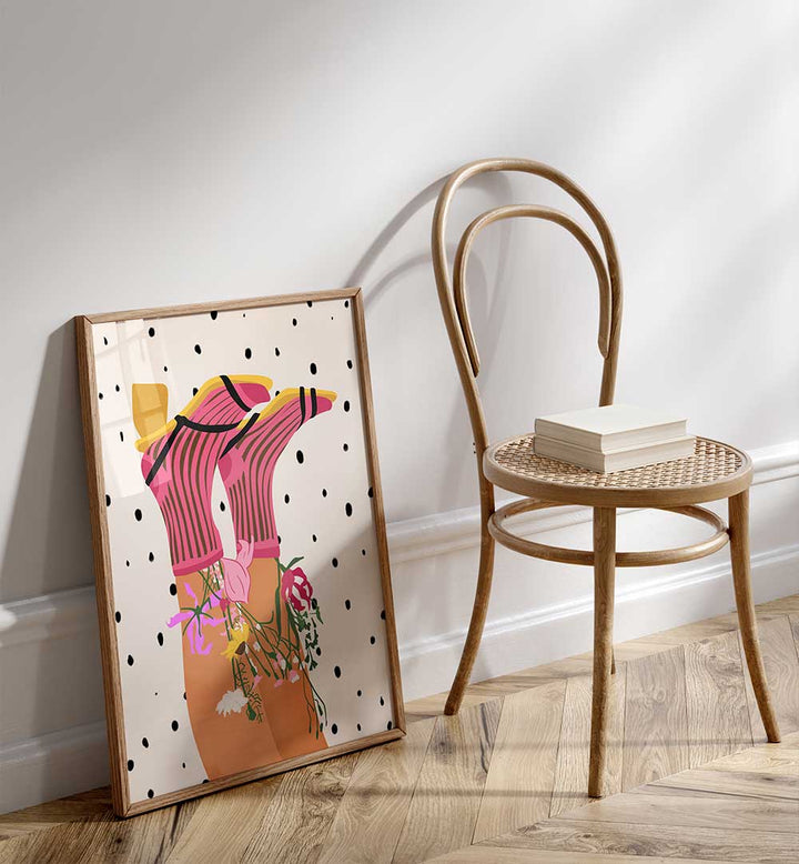 FLORAL STEP DELIGHT , FASHION POSTERS