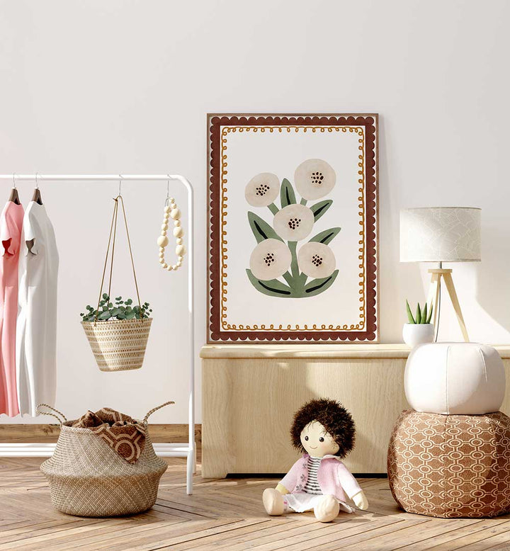 FLORAL WHIMSY , FLORAL FLOWER PAINTINGS