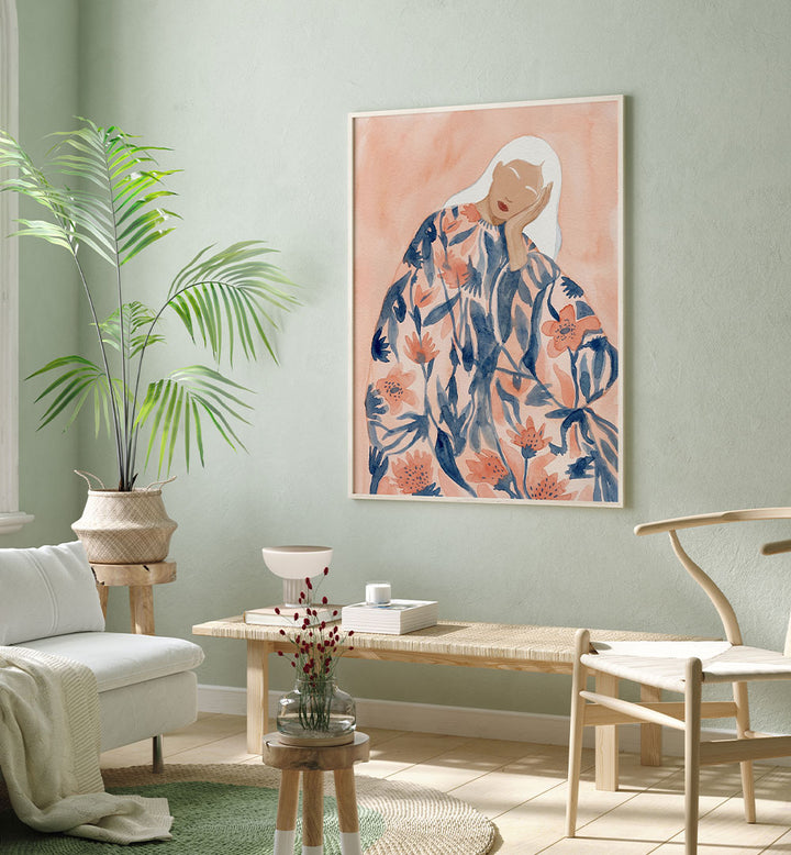FLORAL WOMAN DREAMING