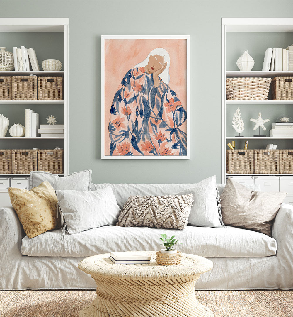 FLORAL WOMAN DREAMING