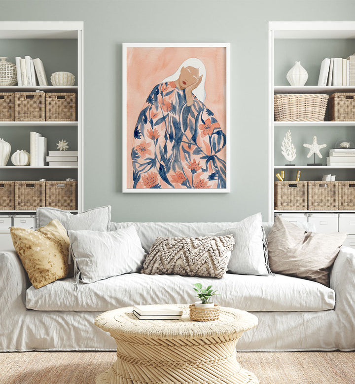 FLORAL WOMAN DREAMING