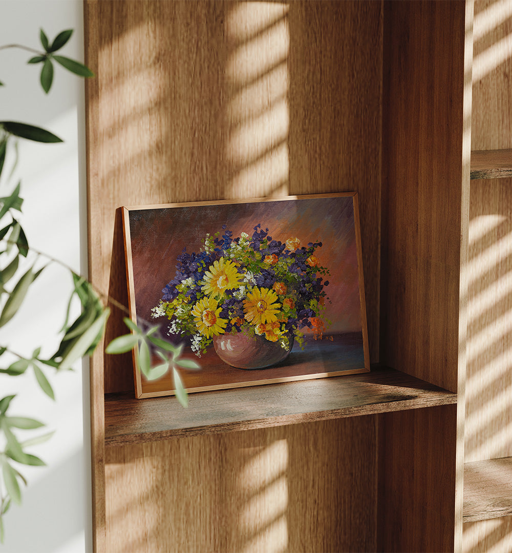 FLORAL HAVEN , VINTAGE EUROPEAN PAINTINGS