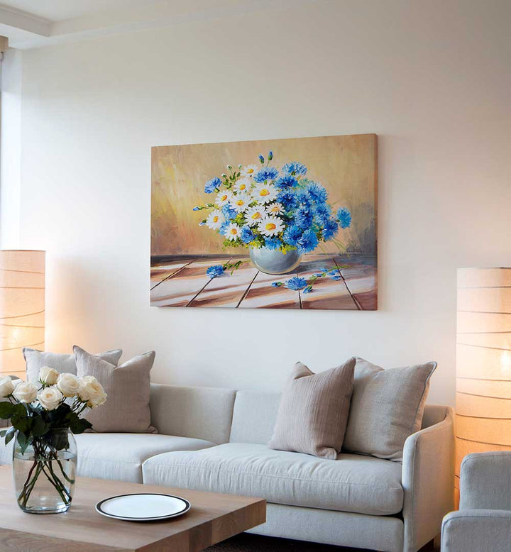 FLORALS IN CLAY, VINTAGE EUROPEAN PAINTINGS