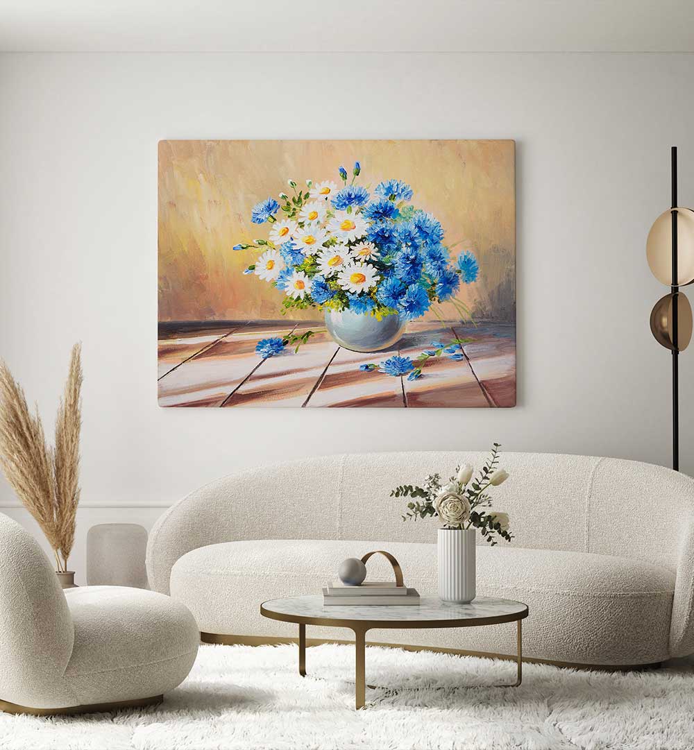 FLORALS IN CLAY, VINTAGE EUROPEAN PAINTINGS