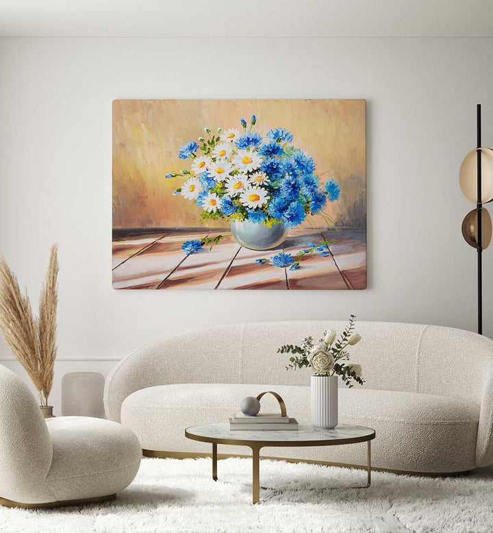 FLORALS IN CLAY, VINTAGE EUROPEAN PAINTINGS