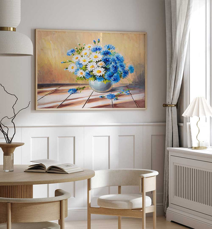 FLORALS IN CLAY, VINTAGE EUROPEAN PAINTINGS