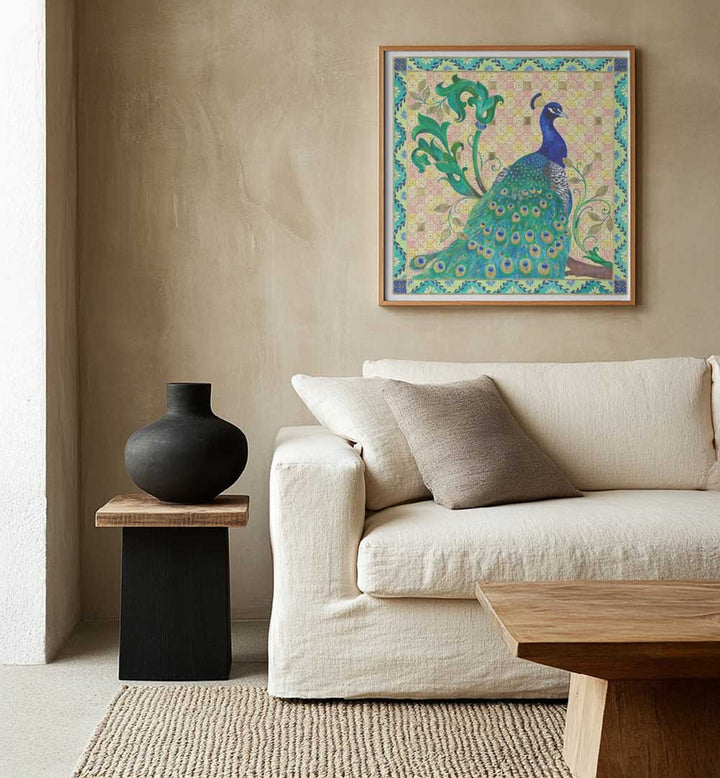 FLORENTINE PEACOCK , ANIMAL PAINTINGS