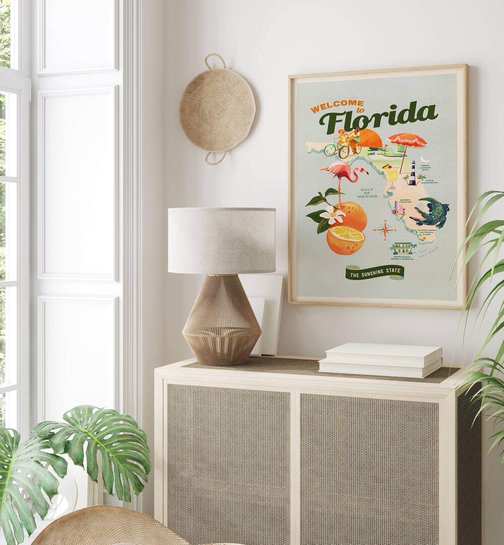 FLORIDA , TRAVEL POSTERS