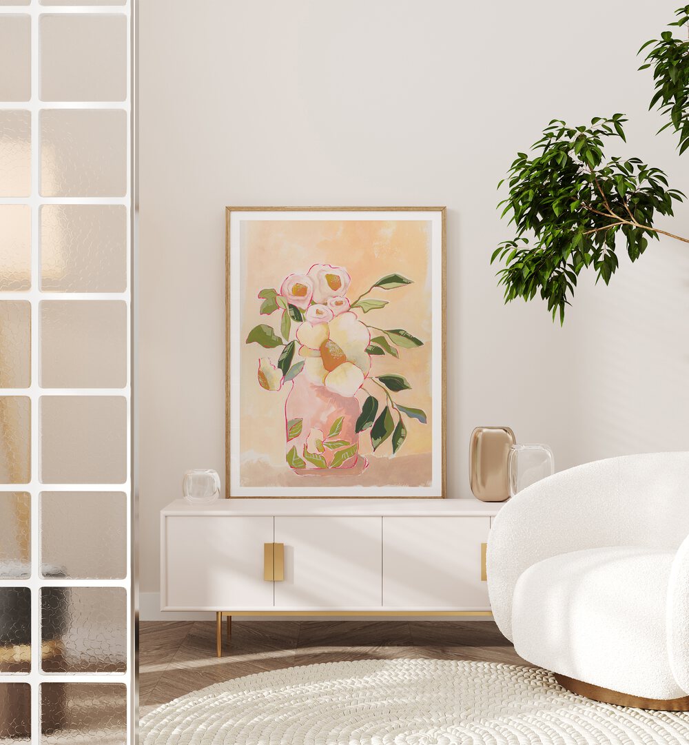Elevate your decor with the elegant FLOURISH VASE, a perfect centerpiece for any modern space.