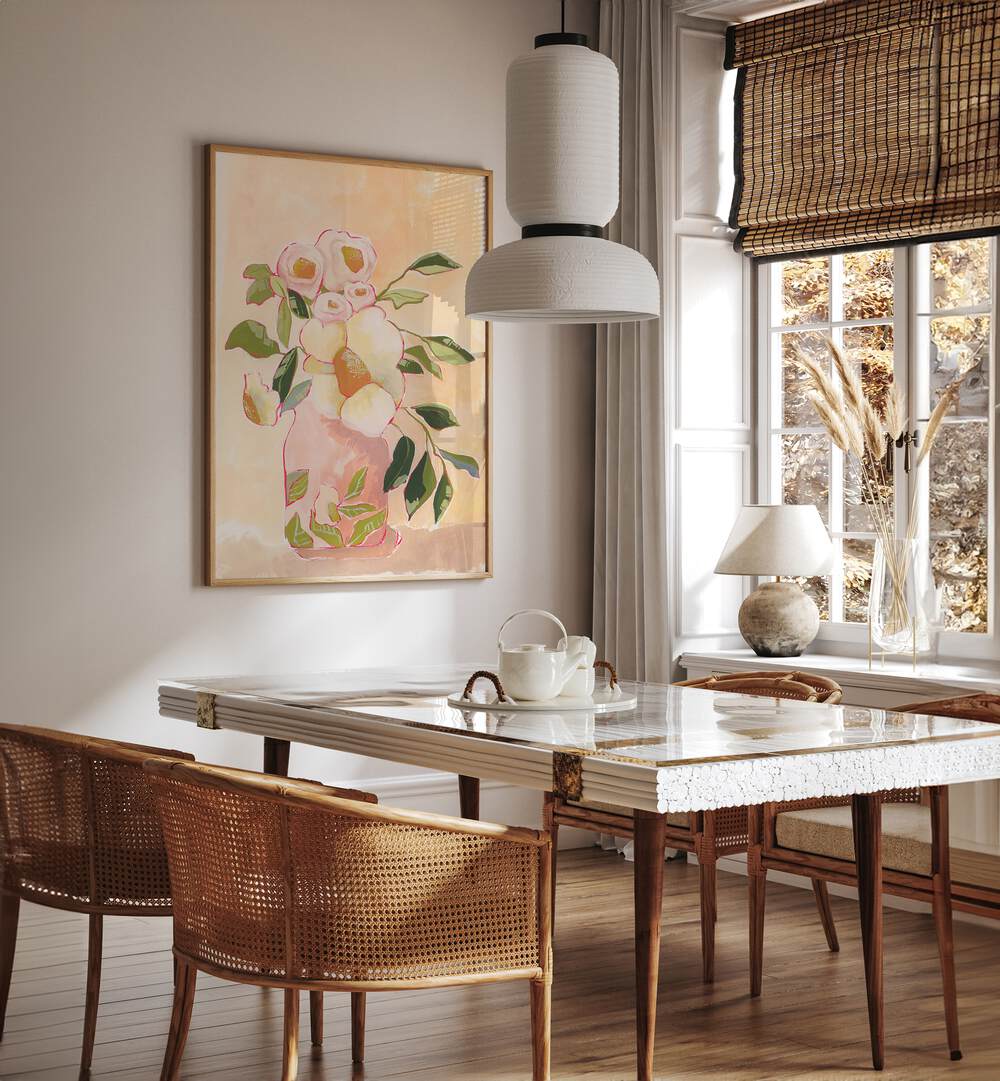 Elegant FLOURISH VASE as a centerpiece, enhancing modern decor and creating a botanical haven in any space.
