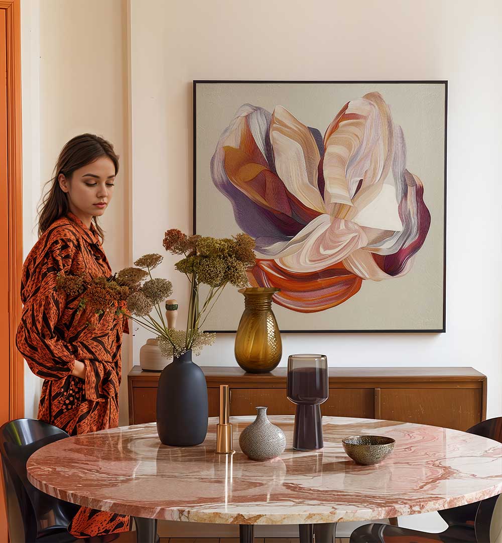 FLOW FLOWER I , ABSTRACT PAINTINGS