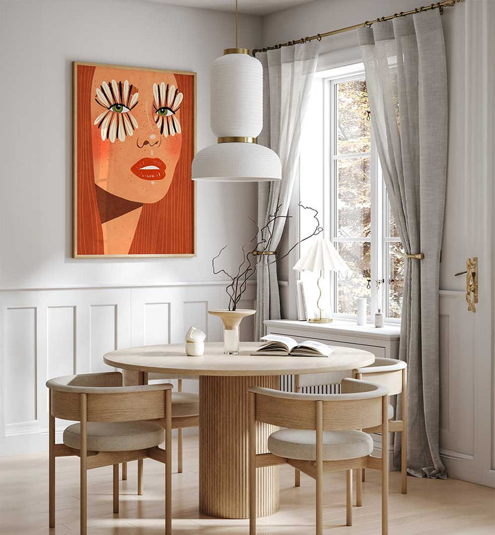 FLOWER EYES , PORTRAITS & FIGURATIVE ILLUSTRATIONS