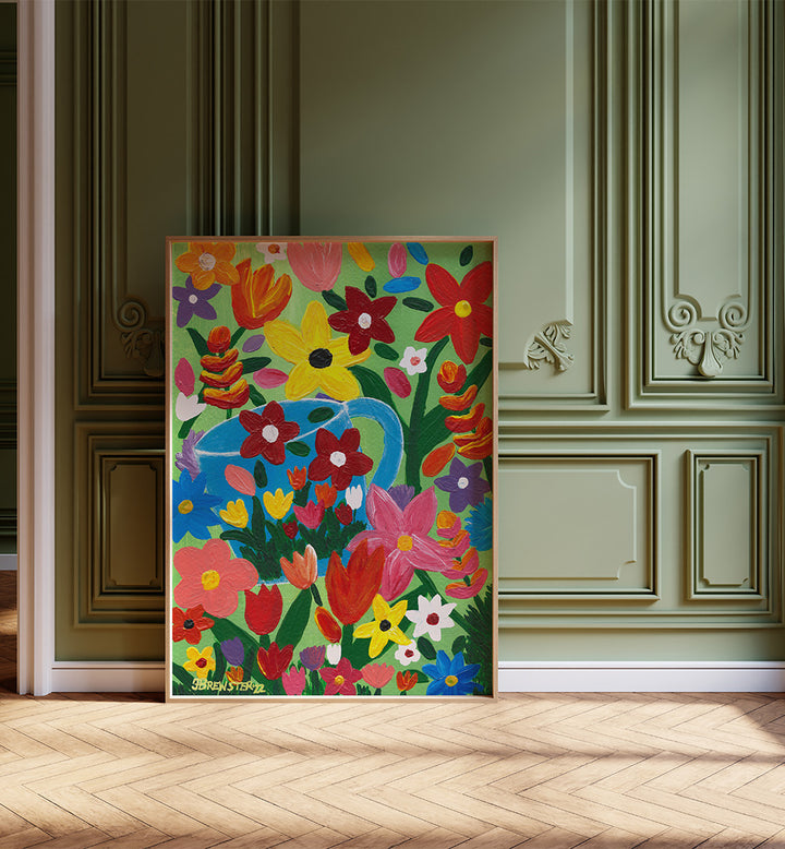 FLOWER GARDEN WATERING CAN